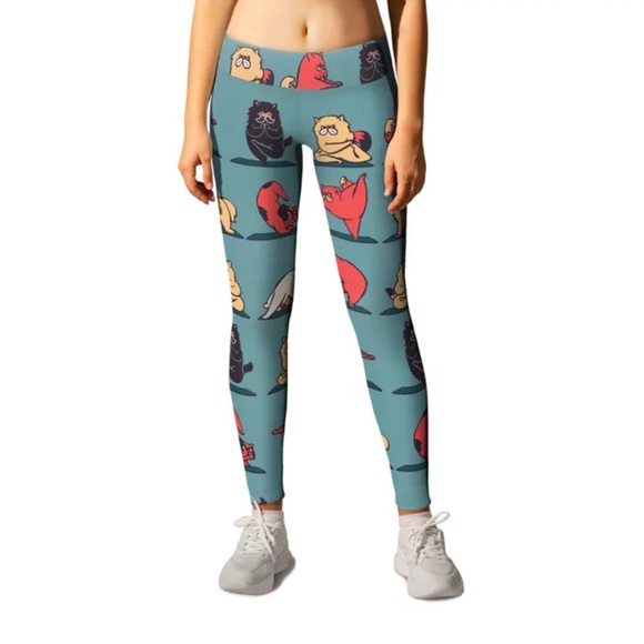 Yoga cat leggings society 6 - Picture 1 of 6